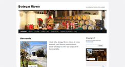 Desktop Screenshot of bodegasrivero.com