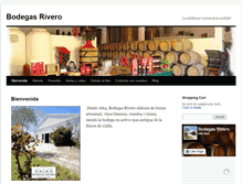 Tablet Screenshot of bodegasrivero.com